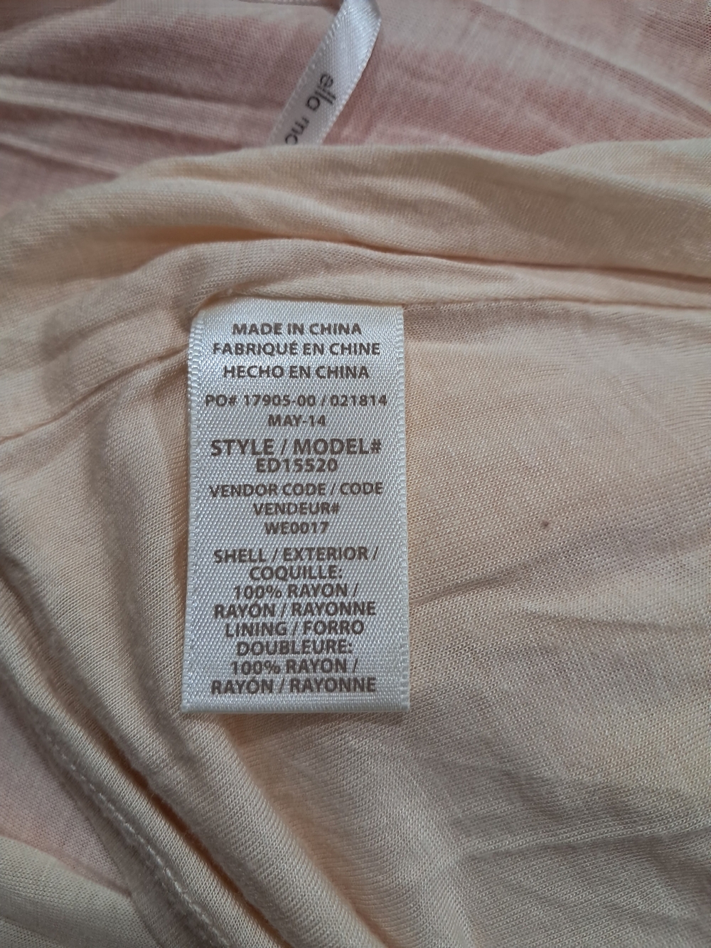 Ella Moss Orange and Cream Halter Maxi Dress Size:S - Picture 7 of 16